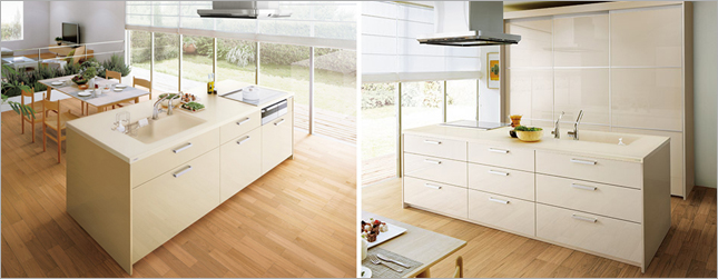 アイランド型キッチン　基本プラン