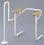 アシストバー付 トイレ用てすり取付介護トイレリフォーム富山